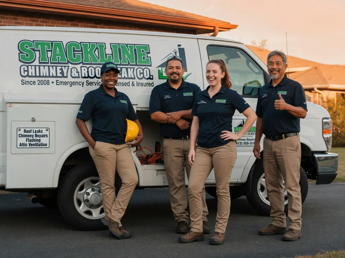 Chimney flashing repair company in Onset, MA